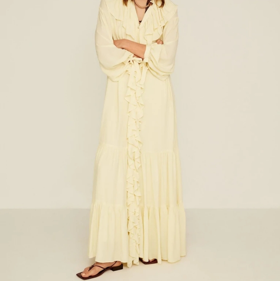 🔥Last 1🔥 MANGO Flowy maxi dress - Picture 7 of 10